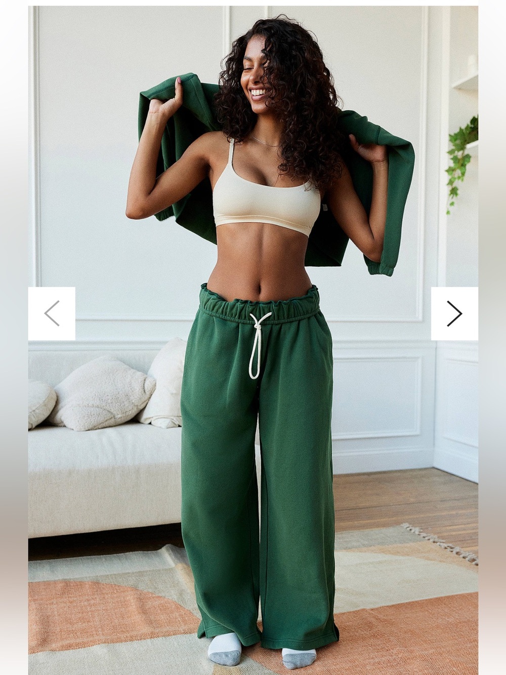 Urban Outfitters Out From Under Green Hoxton Lounge Joggers